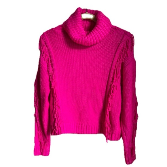 Lou & Grey for Loft Wool Blend Chunky Pink Knit Sweater Size XS - Picture 2 of 7